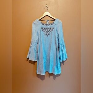 Hayden Los Angeles bell sleeve mini dress